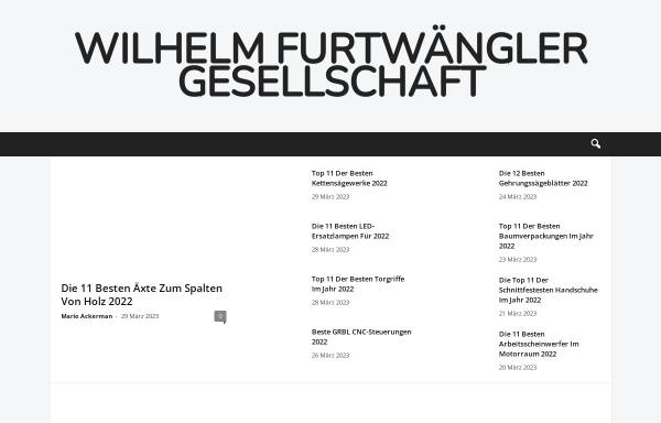Vorschau von www.furtwaengler-gesellschaft.de, Wilhelm-Furtwängler-Gesellschaft e.V.