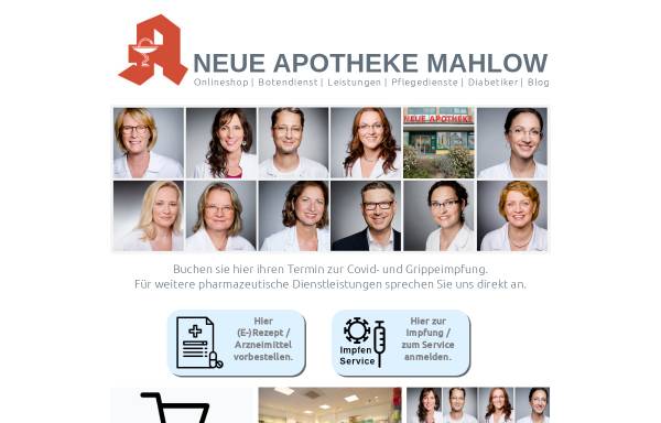 Vorschau von neue-apotheke-mahlow.de, Neue Apotheke Mahlow