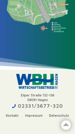 Vorschau der mobilen Webseite www.ruheforst-hagen.de, RuheForst Philippshöhe Hagen