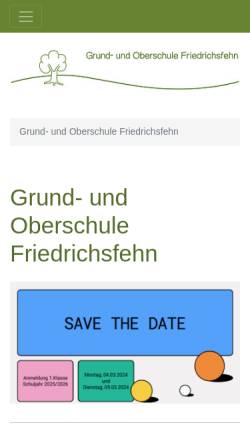 Vorschau der mobilen Webseite www.grundschule-friedrichsfehn.de, Countdown zum Tag gegen Lärm