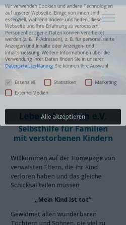 Vorschau der mobilen Webseite www.leben-ohne-dich.de, Leben ohne Dich