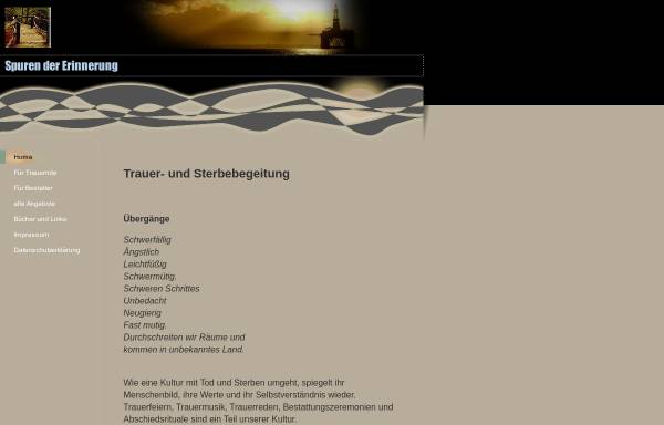 Vorschau von www.spuren-der-erinnerung.de, Spuren der Erinnerung