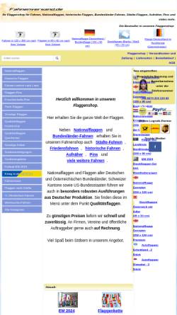 Vorschau der mobilen Webseite www.flaggenversand-karcher.de, Flaggenversand Karcher