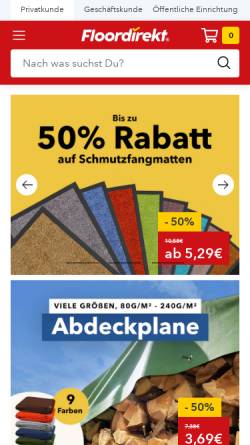 Bodenschutzmatten und Schmutzfangmatten