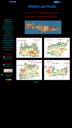 Vorschau der mobilen Webseite hoehlenaufkreta.snn.gr, Höhlen auf Kreta
