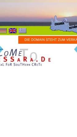 Vorschau der mobilen Webseite www.messara.de, Portal für Süd-Kreta