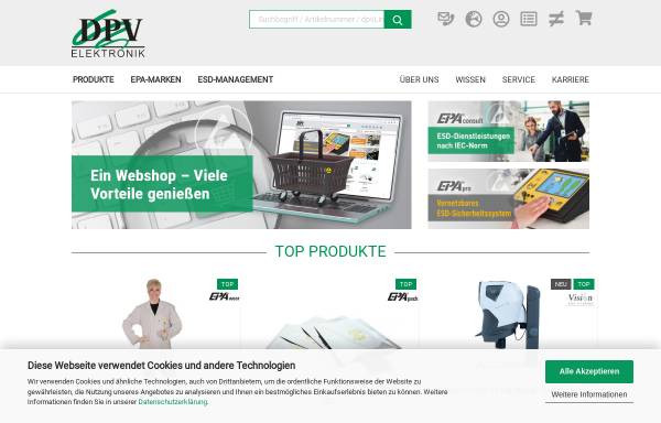 Vorschau von www.dpv-elektronik.de, DPV Elektronik-Service GmbH