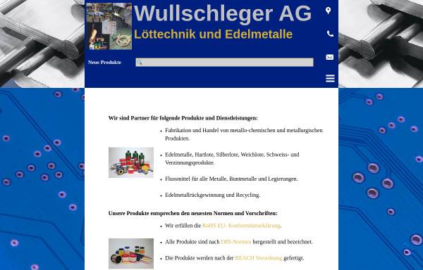 Vorschau von www.wullschlegerag.ch, Wullschleger AG