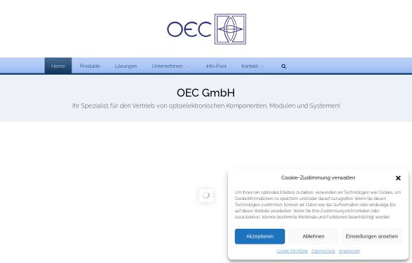 Vorschau von www.oec-gmbh.de, Opto Electronic Components GmbH