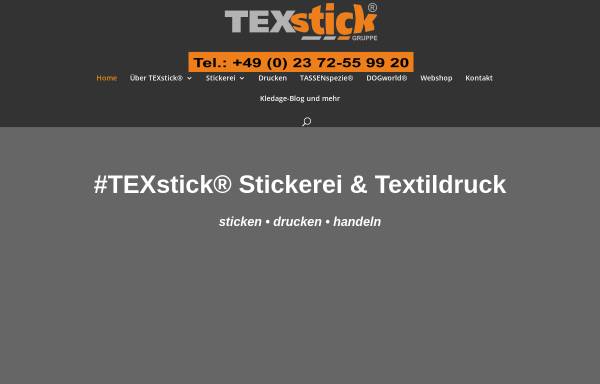 Vorschau von texstick.com, HJA TexStick & Merchandising - Inh. Hans-J. Ahlers
