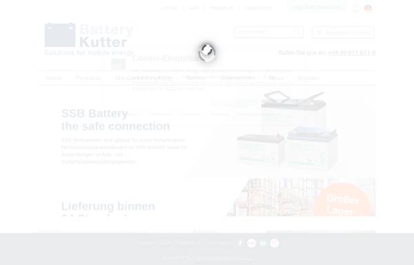 Vorschau von www.battery-kutter.de, Battery-Kutter GmbH & Co. KG