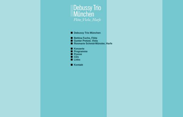 Vorschau von www.debussytrio.de, Debussy Trio München