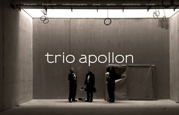 Vorschau von www.trioapollon.de, Trio Apollon