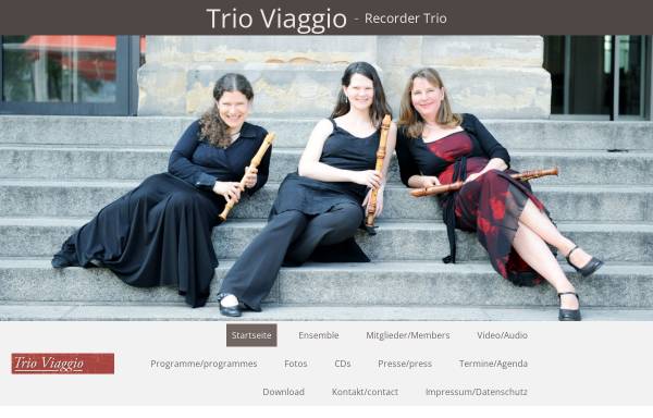 Vorschau von www.trio-viaggio.de, Trio Viaggio