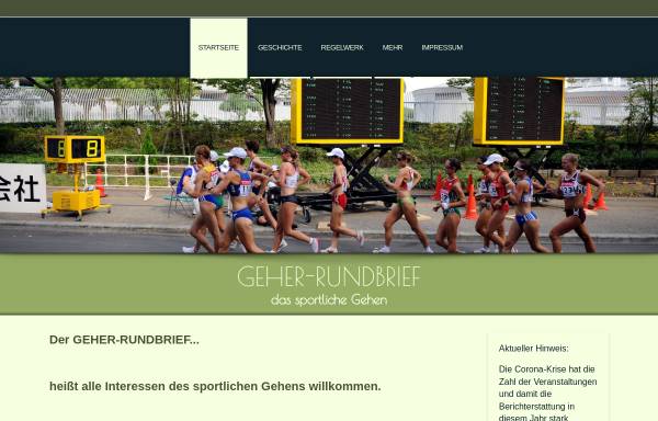 Vorschau von www.geher-rundbrief.de, Geher Rundbrief