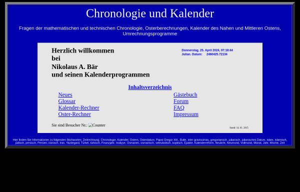 Vorschau von www.nabkal.de, Chronologie und Kalender
