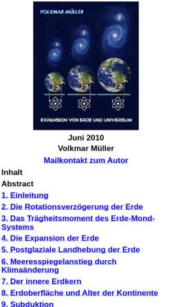 Vorschau der mobilen Webseite zeitexpansion.de, Kosmologische Bedeutung der Weltzeit