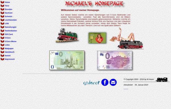 Vorschau von www.haser.purespace.de, Michael's Homepage
