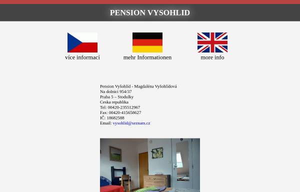 Vorschau von www.pensionen.cz, Pensionen.cz