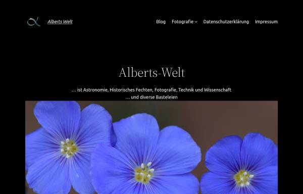 Vorschau von www.alberts-welt.de, Alberts Welt