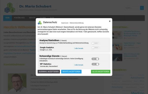 Schubert, Dr. Mario