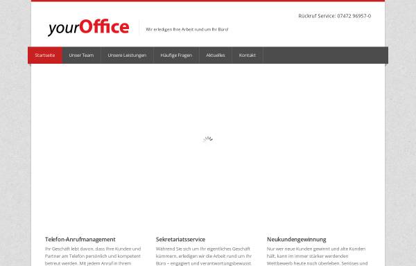 Vorschau von www.youroffice-bueroservice.de, Your Office Gabriele Sandmann
