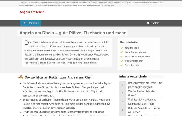 Vorschau von www.angeln-rhein.de, Angeln am Rhein