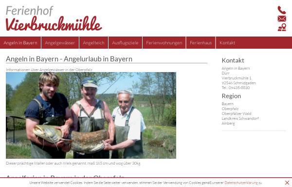 Vorschau von www.bayern-angeln.de, Angelurlaub in Bayern