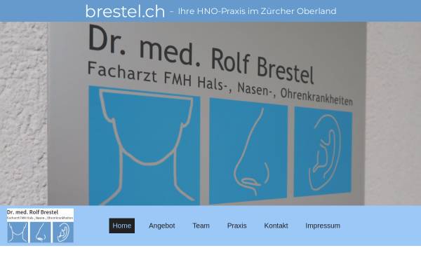 Vorschau von www.brestel.ch, Dr. med. Rolf Brestel