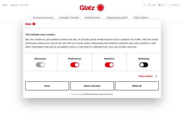 Vorschau von www.glatz.ch, Glatz AG