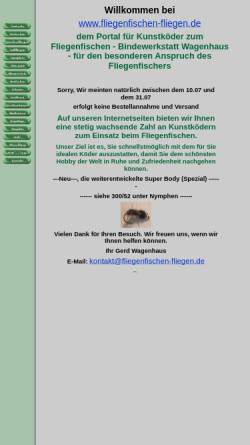 Vorschau der mobilen Webseite www.fliegenfischen-fliegen.de, Fliegenfischen, das Portal für individuelle Köder