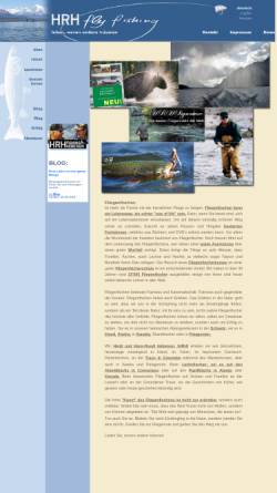 Vorschau der mobilen Webseite www.fliegenfischen.ch, HRH Fishing Hebeisen