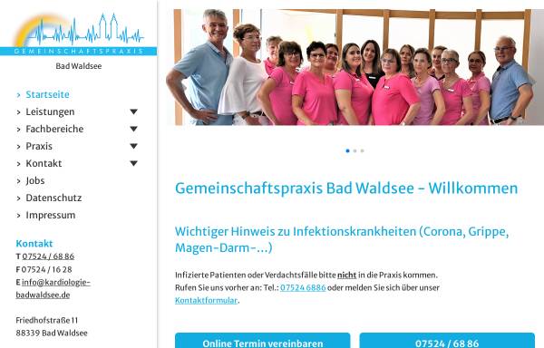 Vorschau von www.kardiologie-badwaldsee.de, Dres. Graeve und Sierolawski