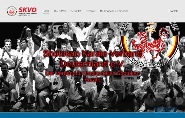 Vorschau von www.skvd.de, Shotokan Karate Verband Deutschland e.V.