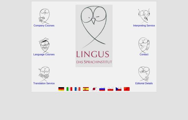 Vorschau von www.lingus.eu, Lingus - das Sprachinstitut, Inh. Karsten Uhl