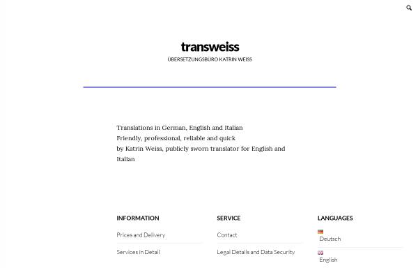 Vorschau von www.transweiss.com, Weiß, Katrin