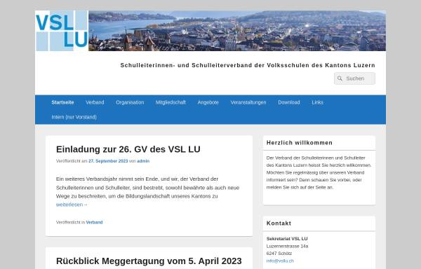 Vorschau von www.vsllu.ch, VSL Luzern