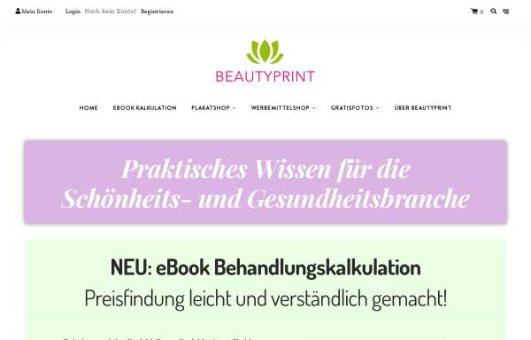 Vorschau von beautyprint.de, Beautyprint Werbemittel, Gisela Strössner