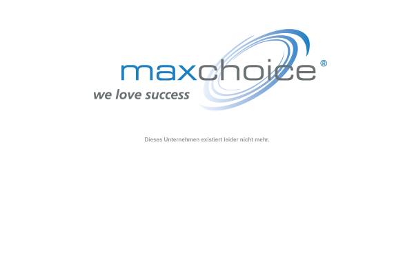 Vorschau von www.maxchoice.de, Maxchoice GmbH & Co. KG