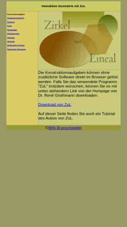 Vorschau der mobilen Webseite geometrie.brx.ch, Dynamische Geometrie