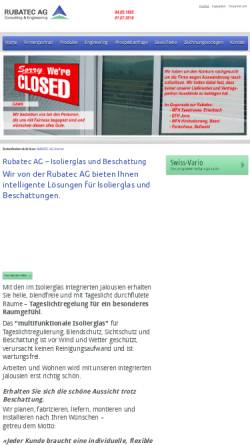 Vorschau der mobilen Webseite www.rubatec.ch, Rubatec AG