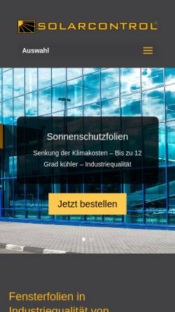 Solar Control Sonnenschutzfolien