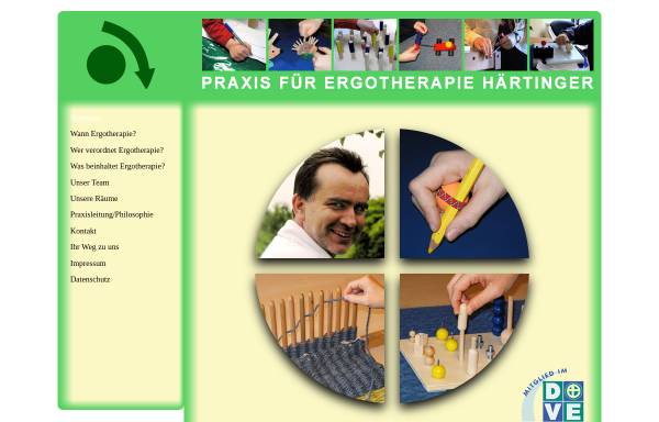 Vorschau von www.ergotherapie-haertinger.de, Praxis für Ergotherapie Robert Härtinger