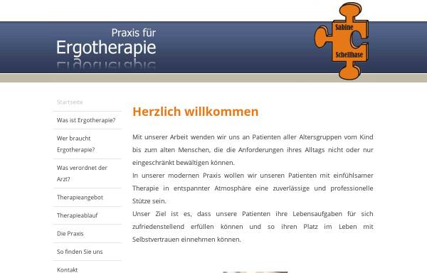 Vorschau von www.ergotherapie-kitzingen.de, Praxis für Ergotherapie Sabine Schellhase