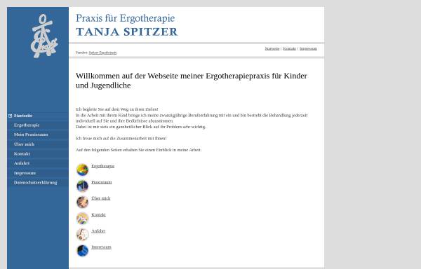 Vorschau von www.spitzer-ergo.de, Praxis für Ergotherapie Tanja Spitzer