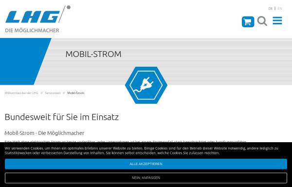 Vorschau von www.lhg-net.de, Mobil-Strom GmbH