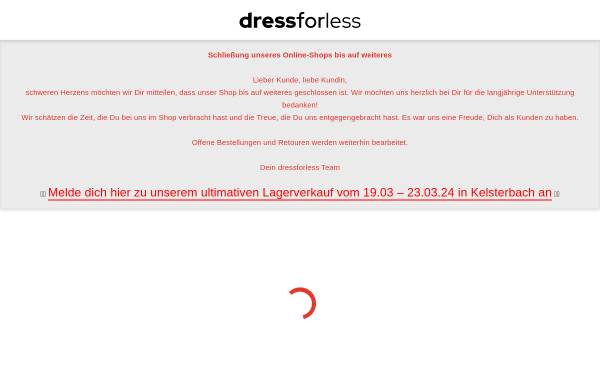 Vorschau von www.dress-for-less.de, Dress-for-less GmbH