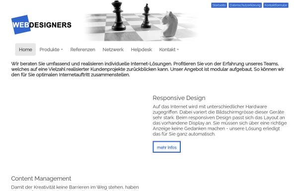 Vorschau von www.webdesigners.ch, WebDesigners Winzenried & Partner