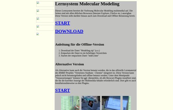 Vorschau von scholle.oc.uni-kiel.de, Lernsystem Molecular Modeling - Arbeitsgruppe Herges