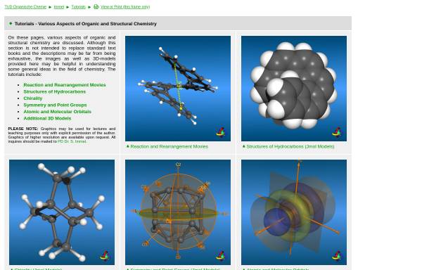 Vorschau von csi.chemie.tu-darmstadt.de, Strukturelle Chemie - Chiralität, Symmetrie, Orbitale, Reaktionen und Umlagerungen